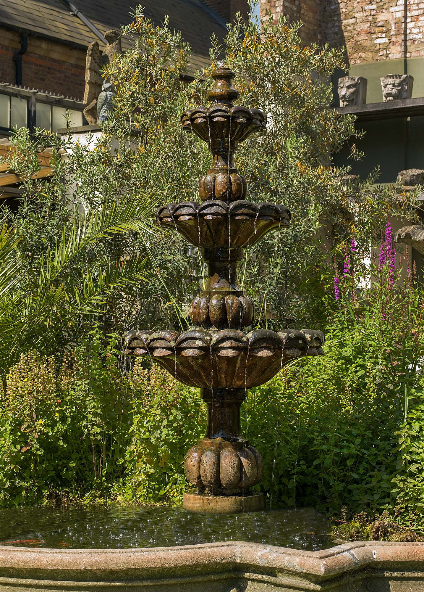 French Baroque Antique Stone Garden Fountain | Westland Antiques