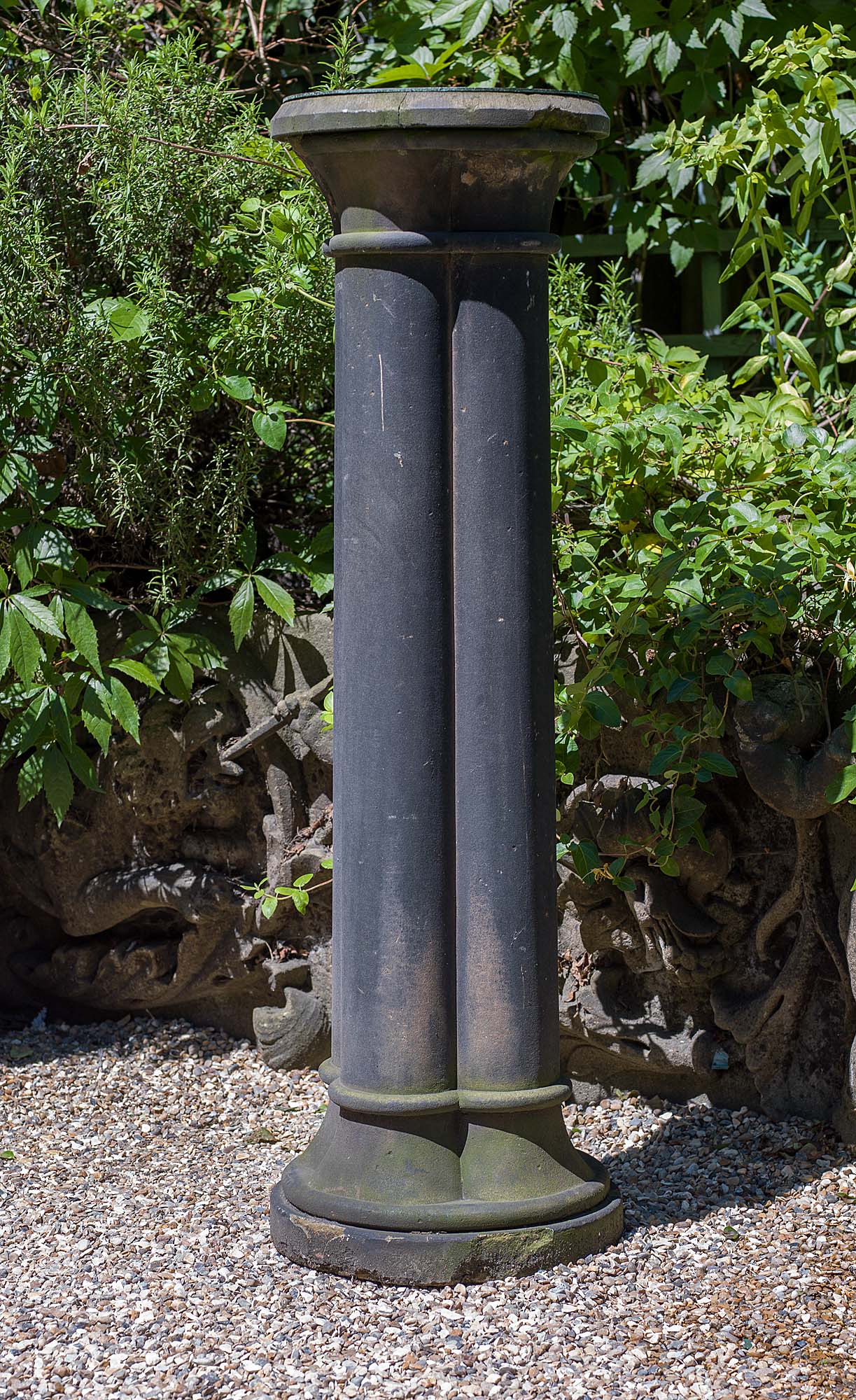 Victorian Stone Column Bronze Sundial | Westland London