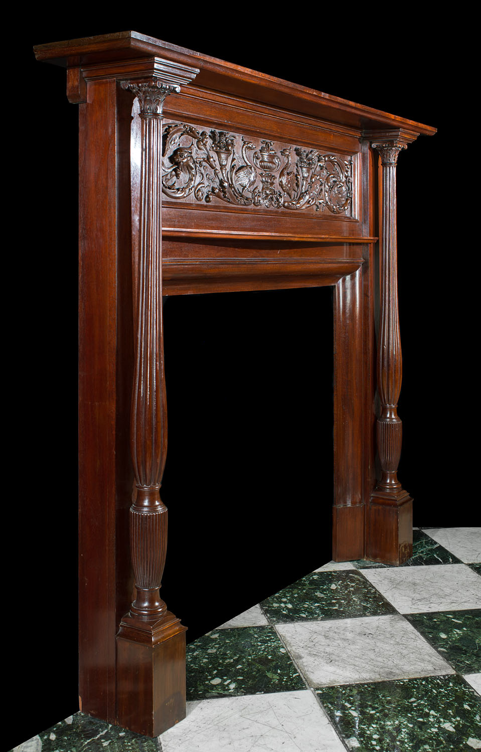 Renaissance Revival Wood Fireplace | Westland Antiques