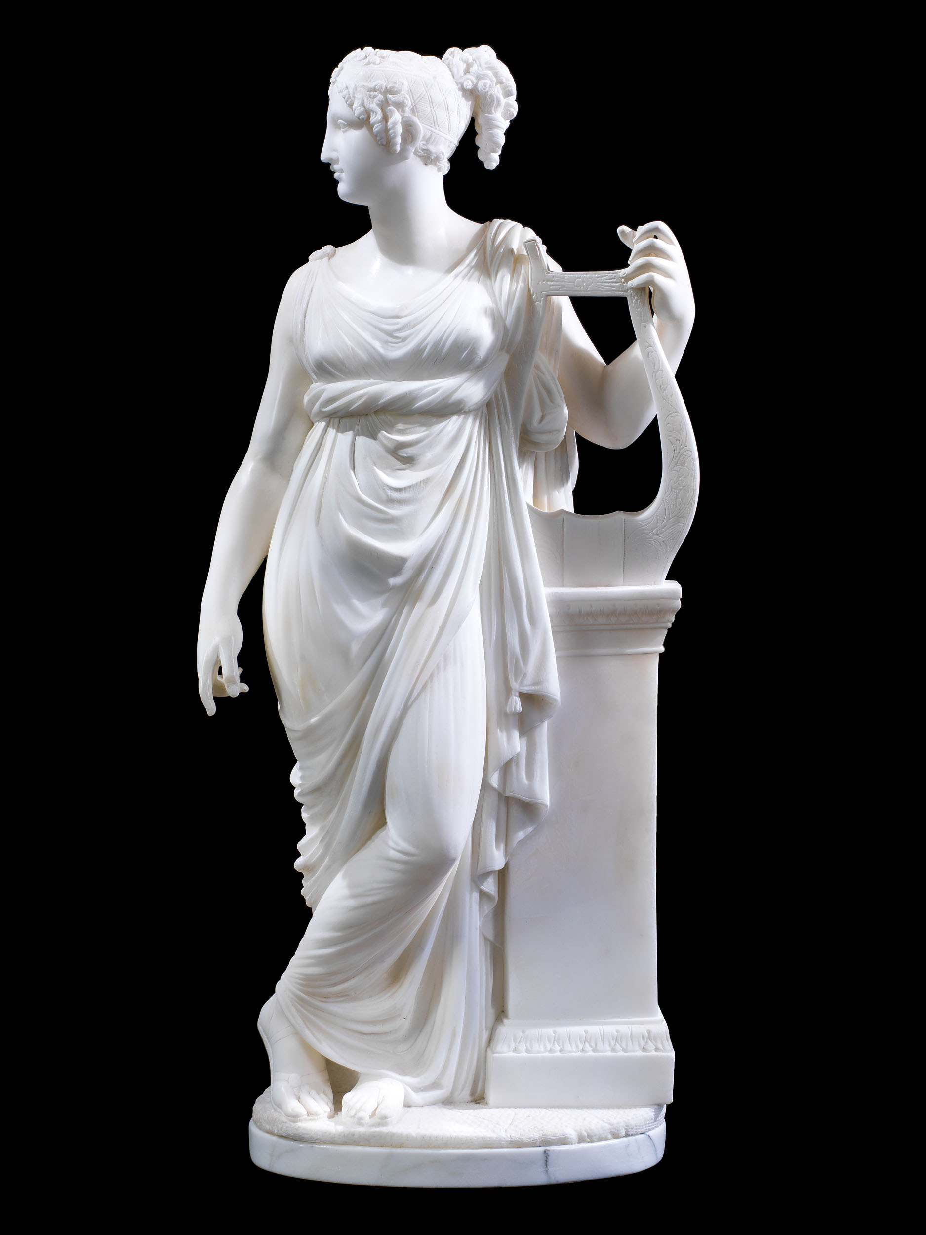 Large Antique Marble Statue of Terpsichore | Westland London