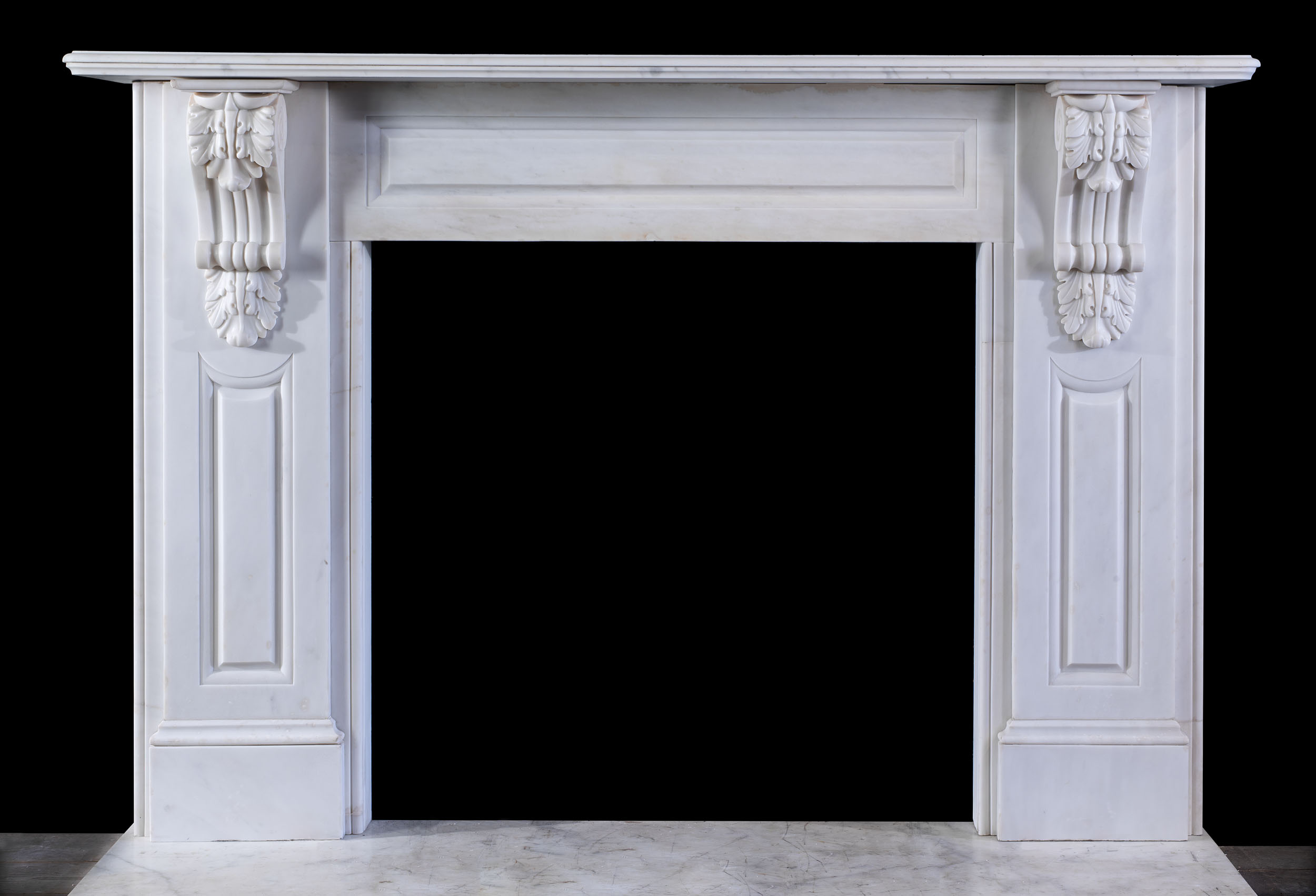 antique-white-marble-fireplace-corbel-surround-westland-london