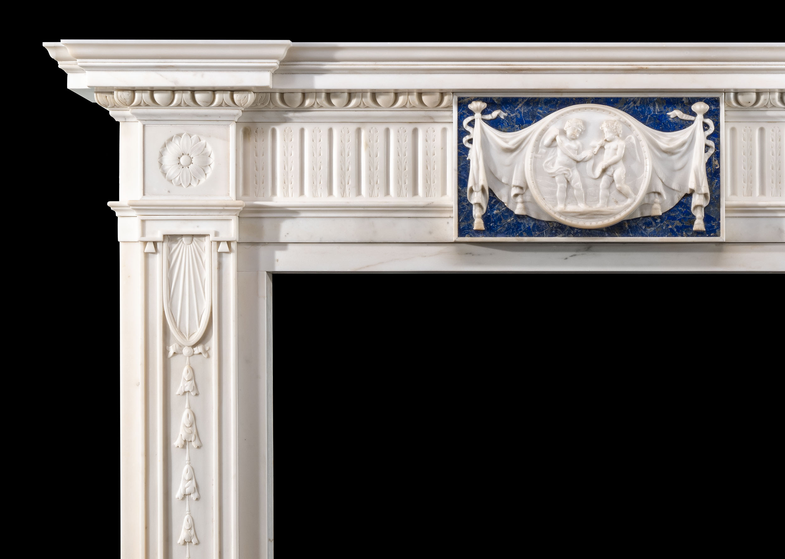 Fine Neoclassical Chimneypiece With Lapis Lazuli | Westland London