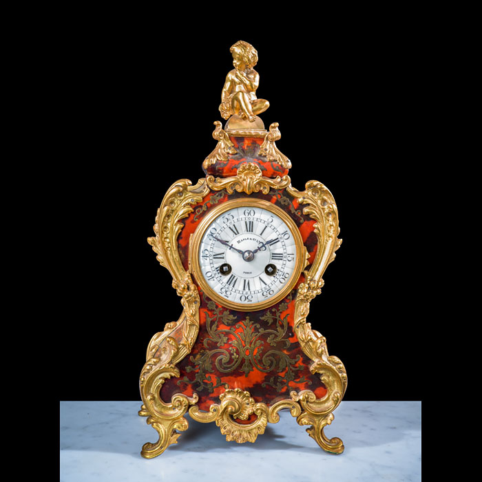 Maple and Co Mantel Clock in Ref Tortoiseshell